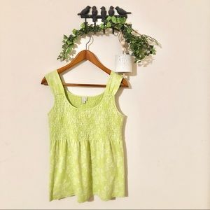 Dandelion Smocked 100% Cotton Blouse